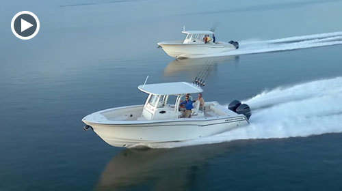 The SeaV2 hull is engineered for the driest, softest ride in the boating industry.