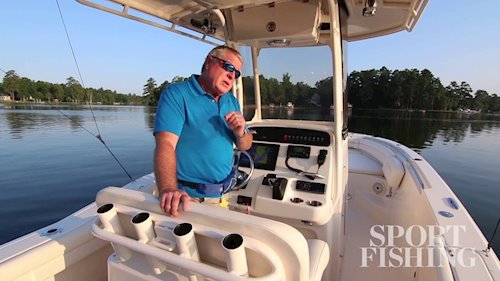 Sport Fishing's Randy Vance on the <em>Fisherman 236</em>