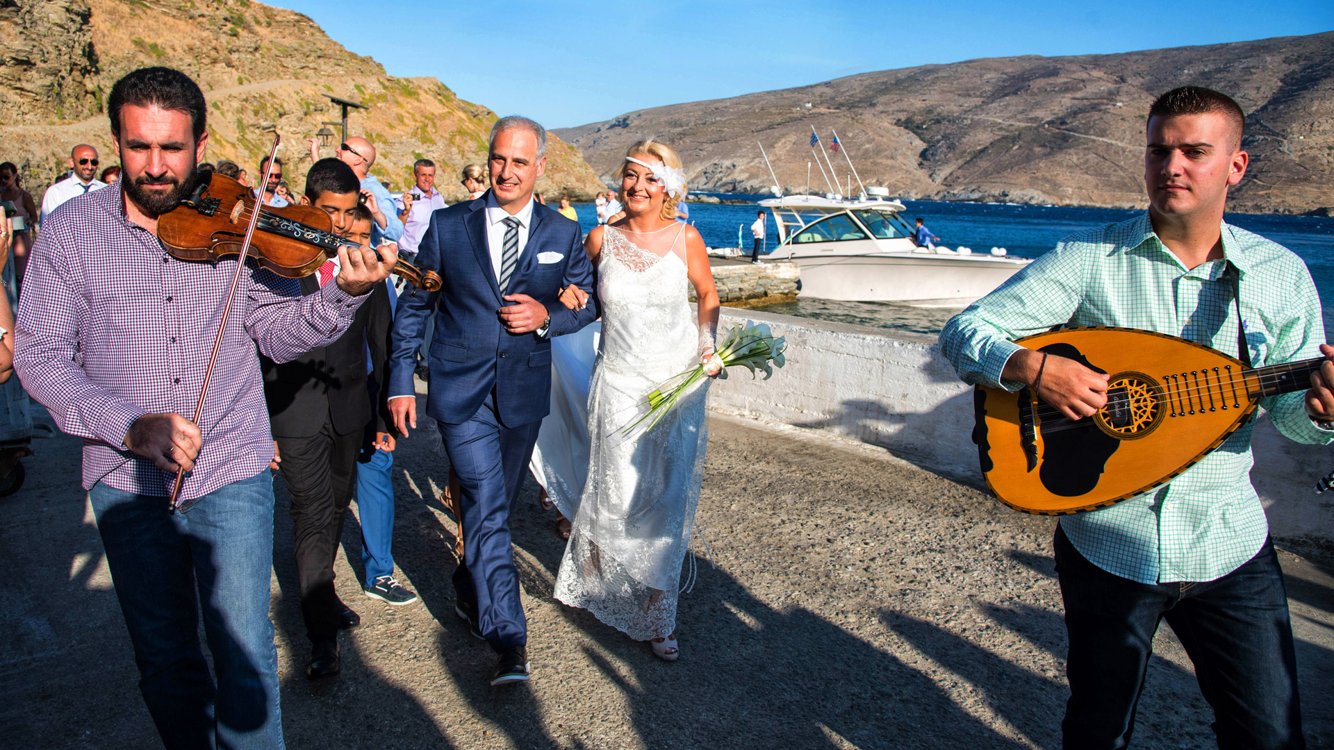 A Grady-White wedding in Greece.