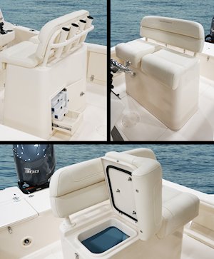 Grady-White 251 CE 25-foot Coastal Explorer fishing boat deluxe lean bar