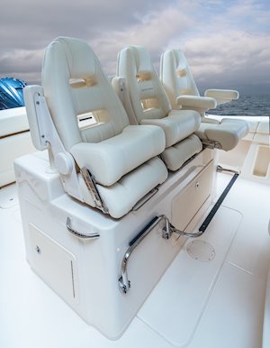 Grady-White Canyon 336 33-foot center console helm seats