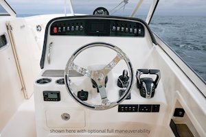 Grady-White Freedom 307 30-foot dual console helm overall