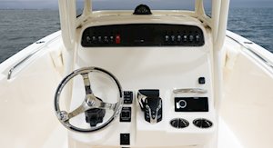 Grady-White Fisherman 236 23-foot center console helm overall