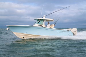 Grady-White Canyon 336 33-foot center console boat running