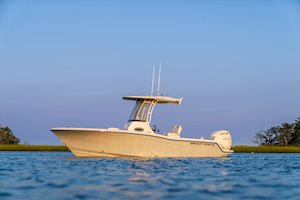 Grady-White Fisherman 216 21-foot center console boat profile