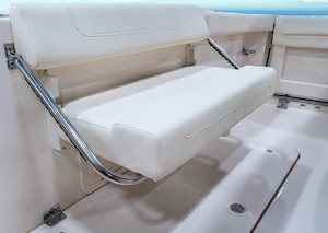 Grady-White Freedom 307 30-foot dual console aft bench seat