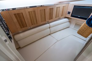 Berth interior on a Grady-White Freedom 345 Dual Console