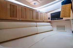 Berth interior on a Grady-White Freedom 345 Dual Console