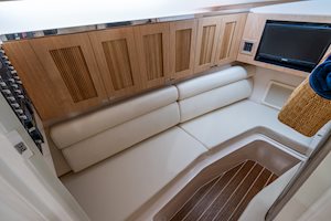 Console interior on a Grady-White Freedom 345 Dual Console