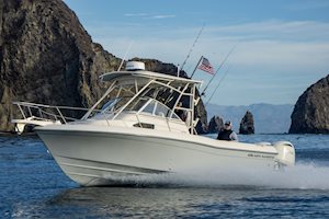 Grady-White Gulfstream 232 23-foot walkaround cabin port side running Channel Islands, CA