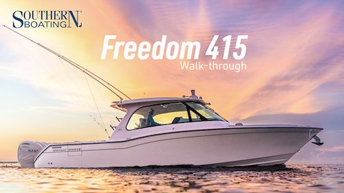 <em>Freedom 415</em> Walkthrough Luxury, Comfort & Power in One Dual Console