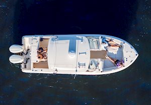Grady-White 285 28-foot dual console overhead view
