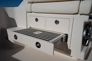 Grady-White Boats Express 340 33-foot Express Cabin bolster seat step up