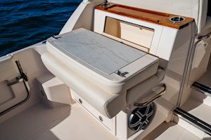 Grady-White Boats Express 340 33-foot Express Cabin fold-down counter