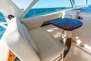 Grady-White Boats Express 340 33-foot Express Cabin deluxe wraparound bench seat