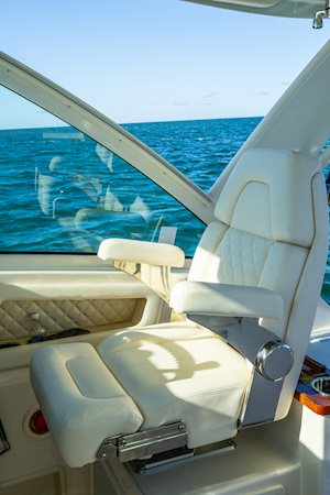 Grady-White Boats Express 340 33-foot Express Cabin helm captains chair