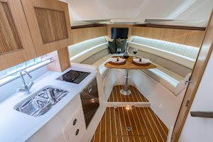 Grady-White Boats Express 340 33-foot Express Cabin galley