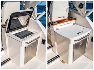 Grady-White Boats Express 340 33-foot Express Cabin electric cockpit grill